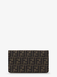FENDI Fendi Women Wallet On Chain Tube Ff Zucca Fabric Crossbody Bag