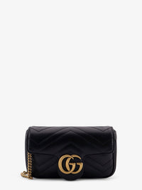 Gucci Women Gg Marmont Mini Leather Crossbody Bag