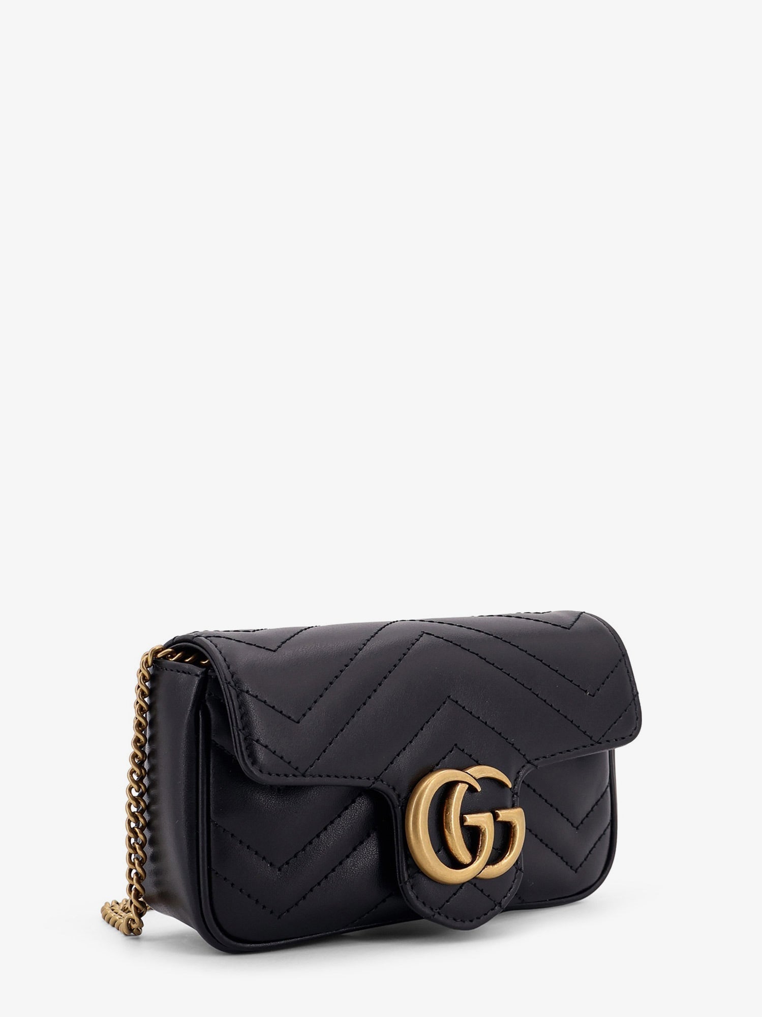 Gucci Women Gg Marmont Mini Leather Crossbody Bag