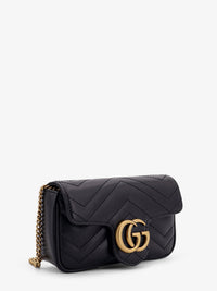 Gucci Women Gg Marmont Mini Leather Crossbody Bag