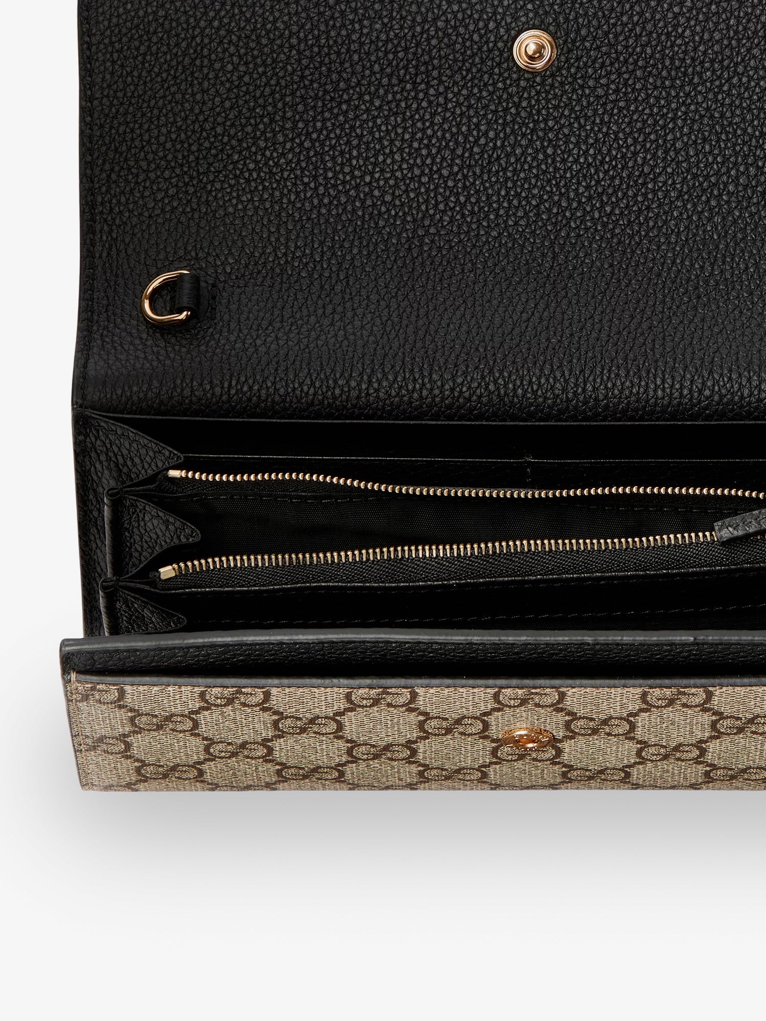 GUCCI Gucci Women Gg Marmont Leather And Gg Supreme Fabric Crossbody Bag