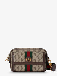 Gucci Men Ophidia Gg Fabric Crossbody Bag