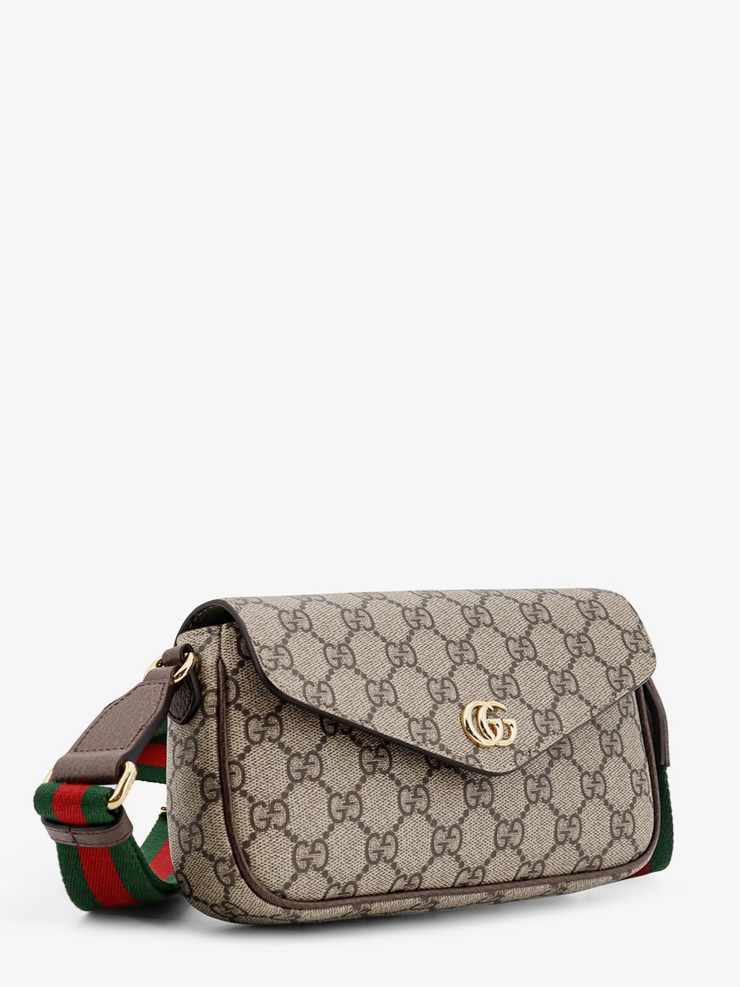 Gucci Women Ophidia Gg Supreme Fabric Crossbody Bag