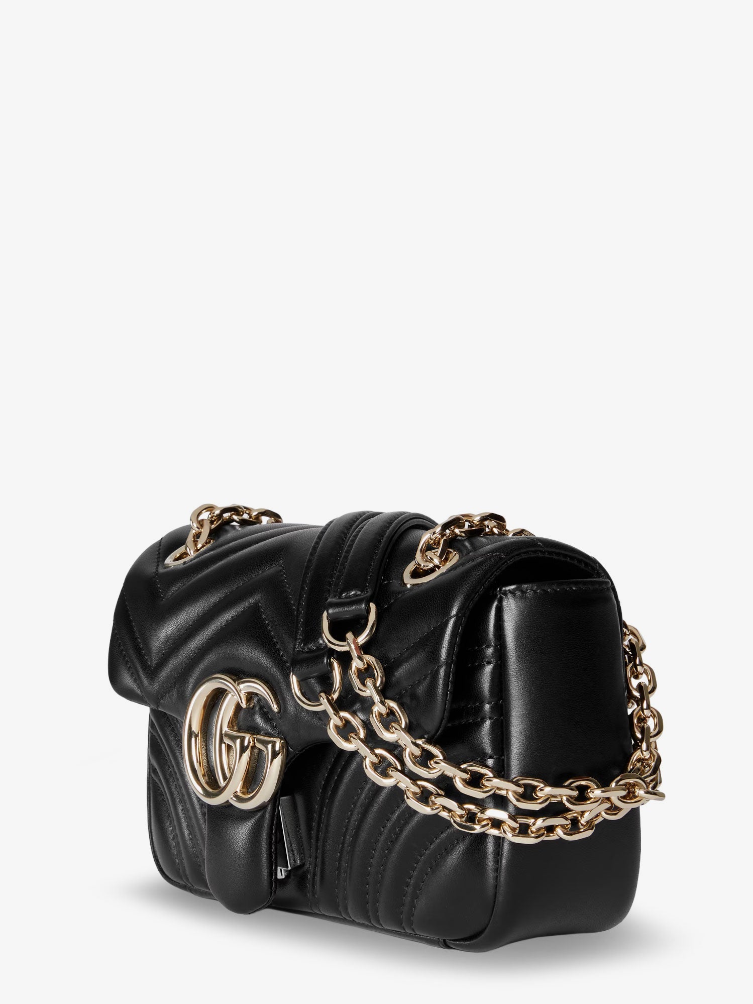 Gucci Women Gg Marmont Leather Crossbody Bag