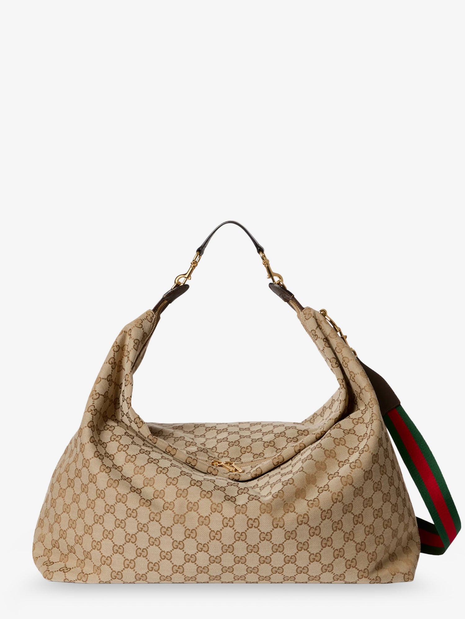 Gucci Men Brera Gg Fabric Crossbody Bag