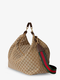 Gucci Men Brera Gg Fabric Crossbody Bag