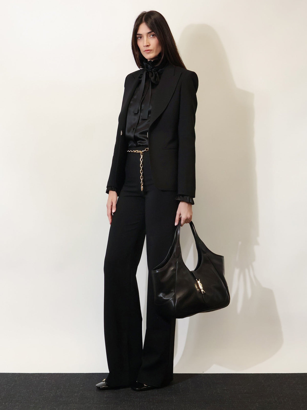 Gucci Women Mercato Leather Shoulder Bag