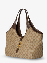 GUCCI Gucci Women Mercato Gg Fabric Shoulder Bag