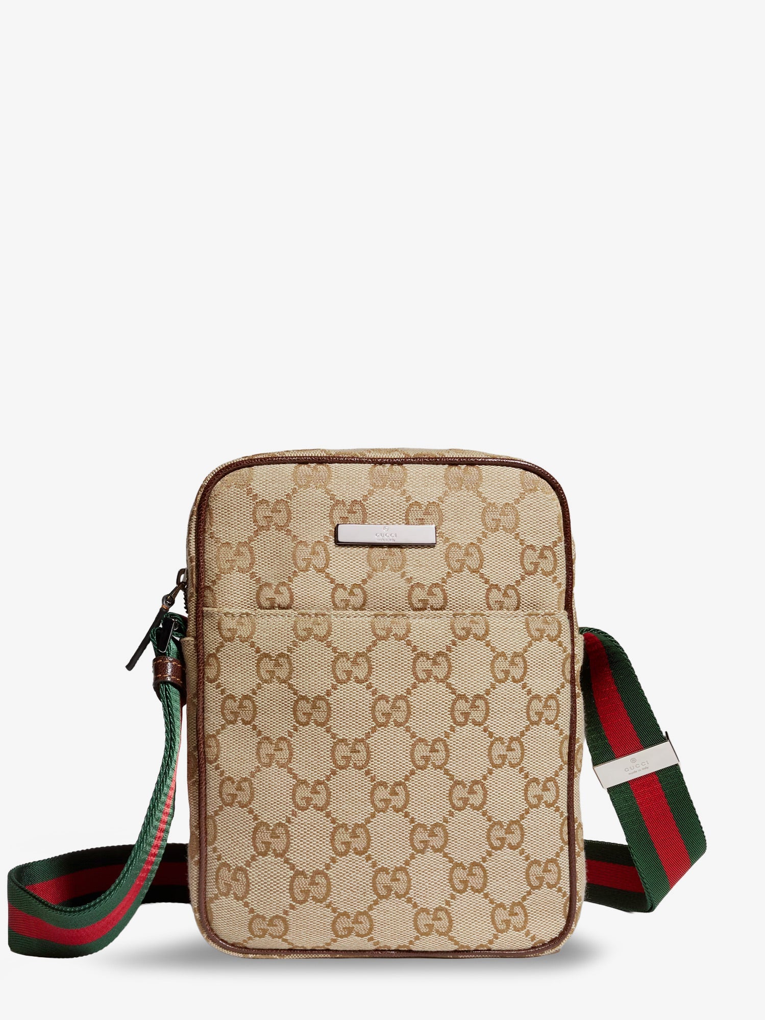 GUCCI Gucci Men Gucci Tag Gg Fabric Crossbody Bag