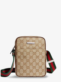 GUCCI Gucci Men Gucci Tag Gg Fabric Crossbody Bag