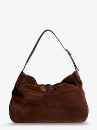 GUCCI Gucci Men Jackie Flap Suede Shoulder Bag