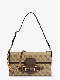 GUCCI Gucci Women Ristretto Gg Fabric Shoulder Bag