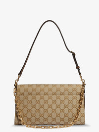 GUCCI Gucci Women Ristretto Gg Fabric Shoulder Bag