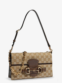 GUCCI Gucci Women Ristretto Gg Fabric Shoulder Bag