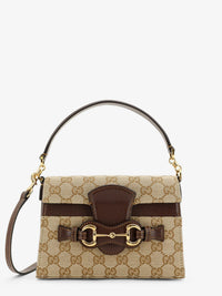 GUCCI Gucci Women Horsebit Duomo Gg Canvas Handbag