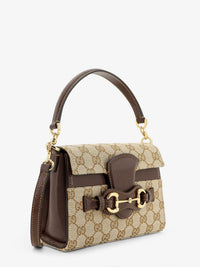 GUCCI Gucci Women Horsebit Duomo Gg Canvas Handbag