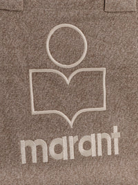 ISABEL MARANT Isabel Marant Women Yenky Zipped Cotton Shoulder Bag
