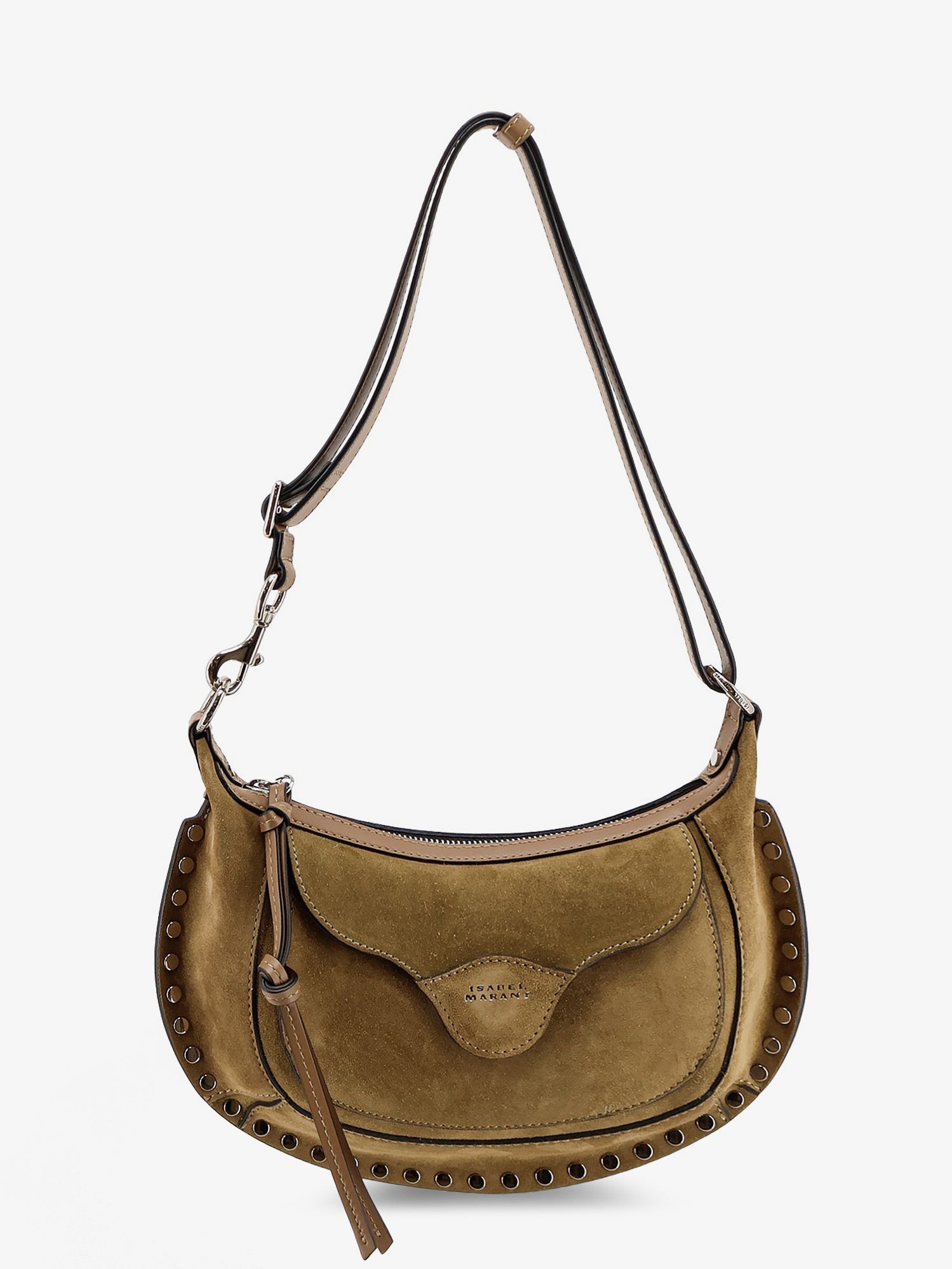 ISABEL MARANT Isabel Marant Women Oskan Moon Suede Shoulder Bag