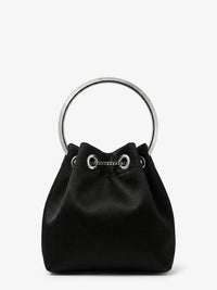 Jimmy Choo Women Bon Bon Satin Bucket Bag