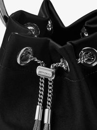 Jimmy Choo Women Bon Bon Satin Bucket Bag