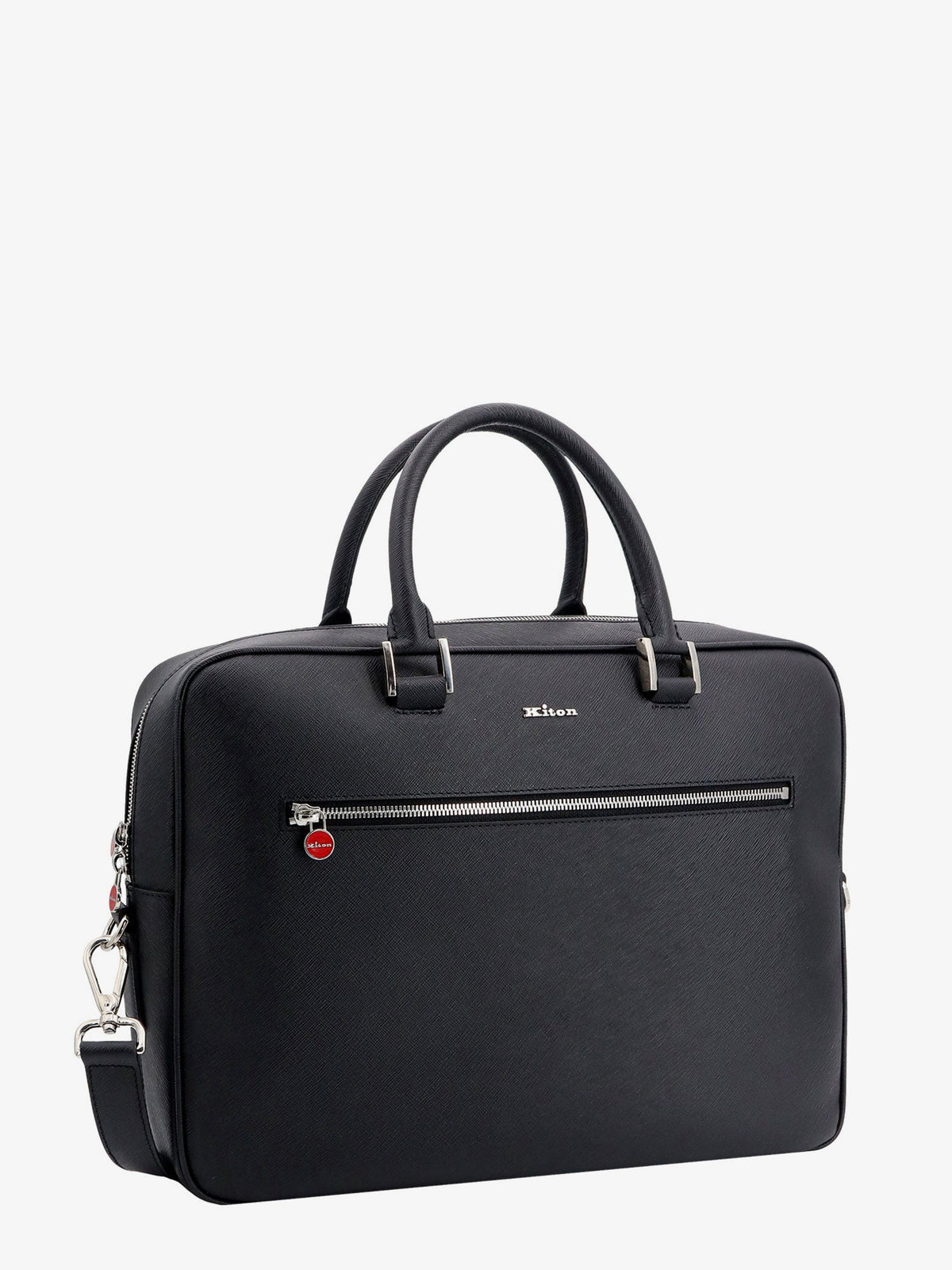 Kiton Ciro Paone Men Leather Work Bag