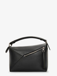 Loewe Women Puzzle Edge Leather Handbag With Engraved Anagram Logo