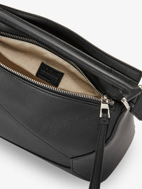 Loewe Women Puzzle Edge Leather Handbag With Engraved Anagram Logo