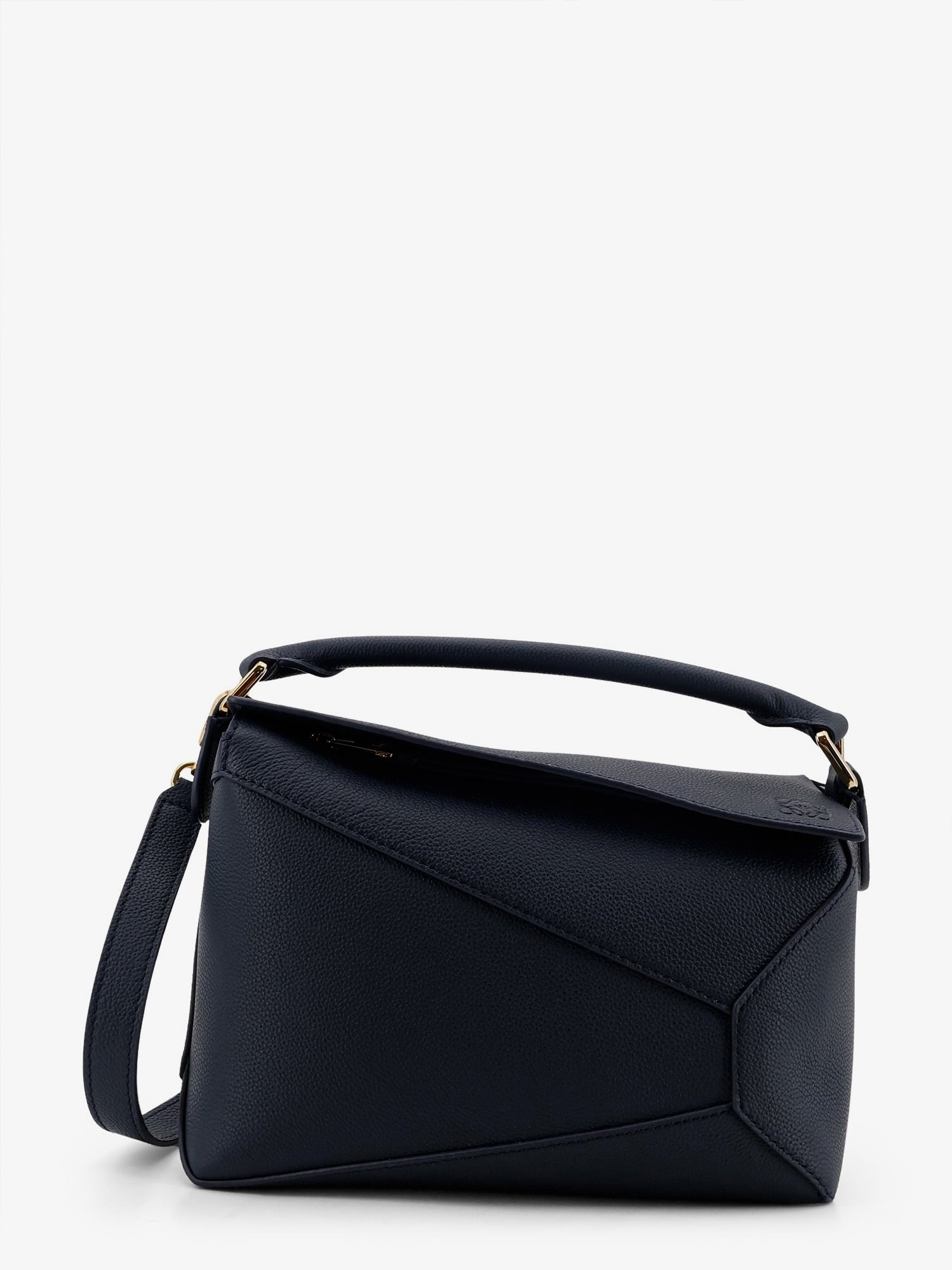Loewe Women Puzzle Edge Small Leather Handbag