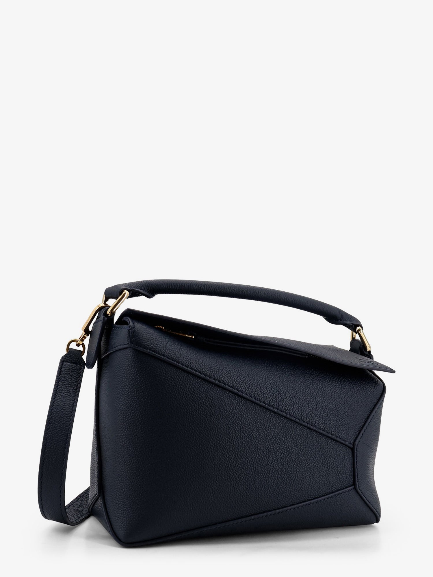Loewe Women Puzzle Edge Small Leather Handbag