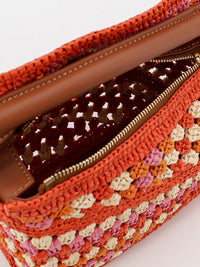 Loewe Women Paula's Ibiza-Puzzle Edge Multicolor Crochet Handbag