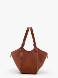 Loewe Women Hammock Flip Leather Handbag With Front Lettering Logo