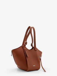 Loewe Women Hammock Flip Leather Handbag With Front Lettering Logo
