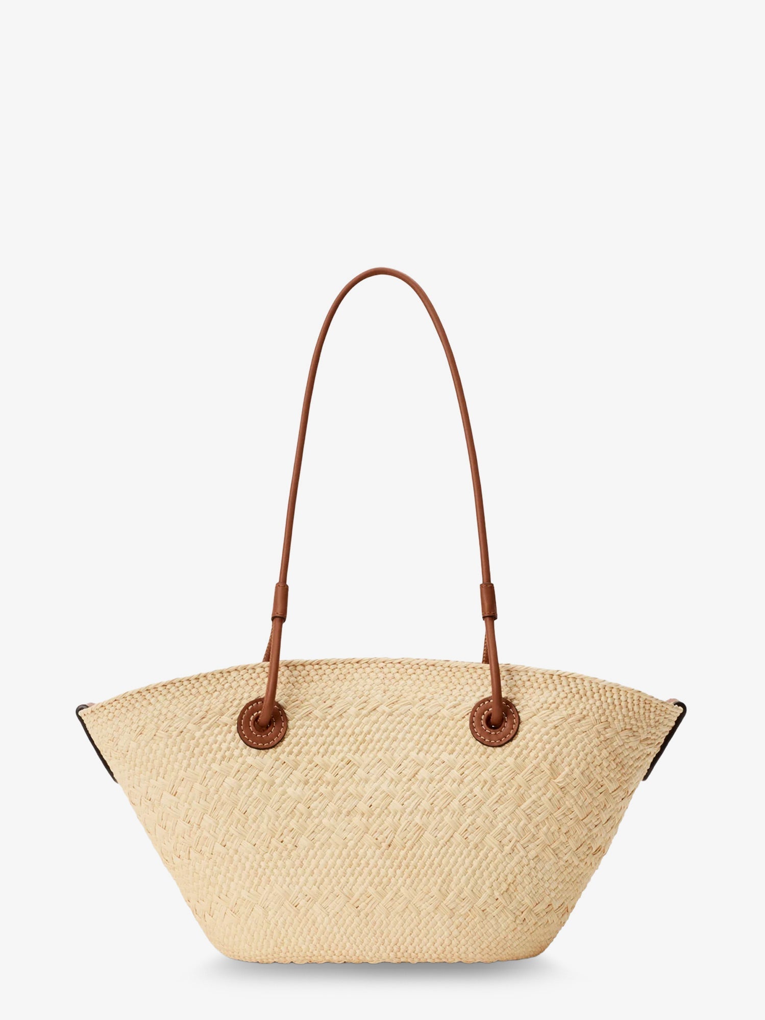 LOEWE Loewe Women Paula's Ibiza Anagram Palm Leaf And Leather Shoulder Bag