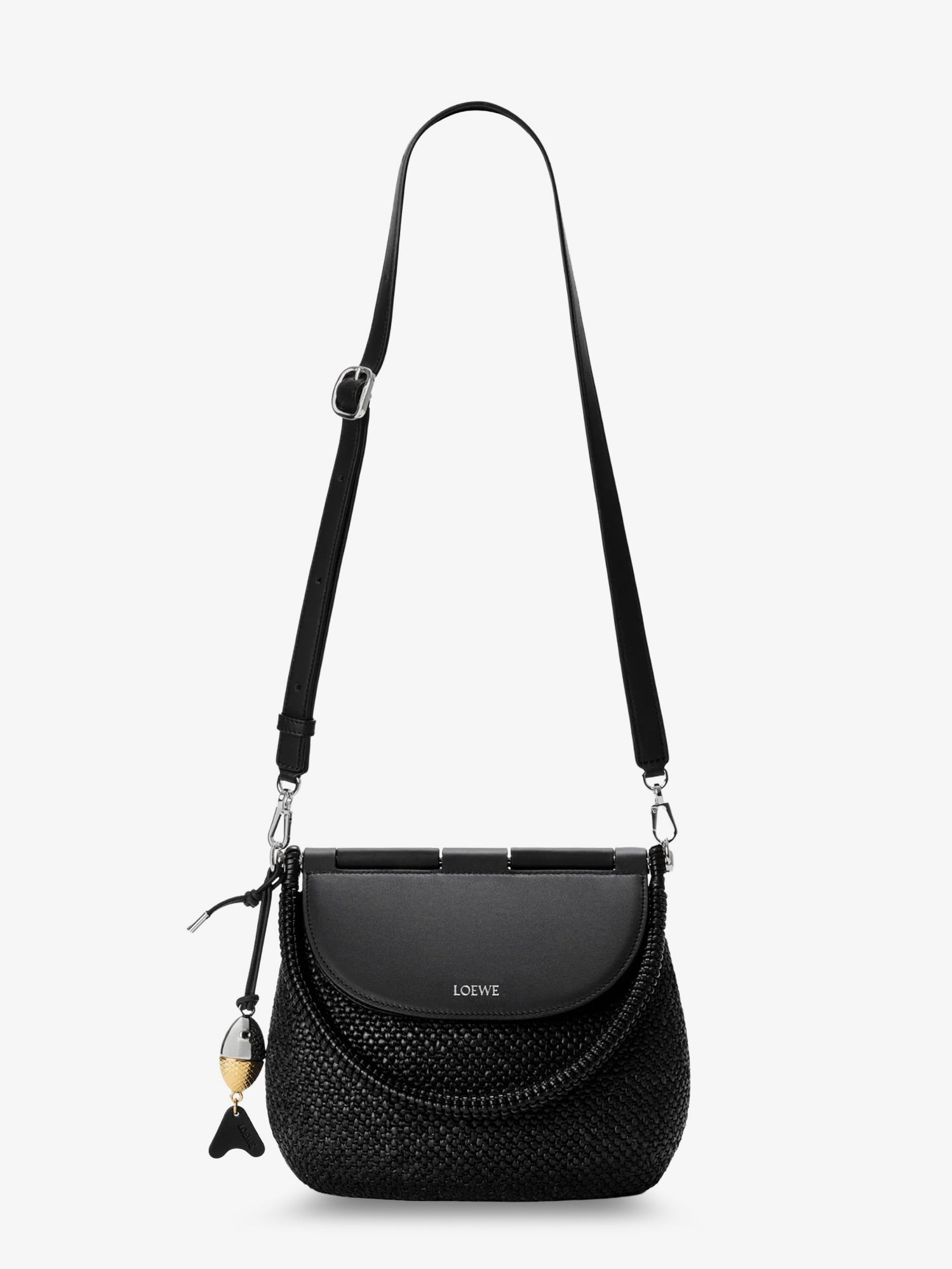LOEWE Loewe Women Paula's Ibiza -Pescador Raffia And Leather Handbag