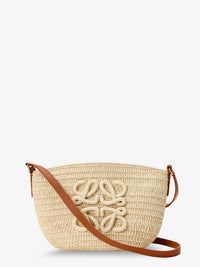 LOEWE Loewe Women Paula's Ibiza -Eclipse Raffia And Leather Crossbody Bag