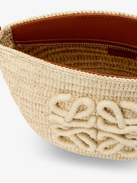 LOEWE Loewe Women Paula's Ibiza -Eclipse Raffia And Leather Crossbody Bag