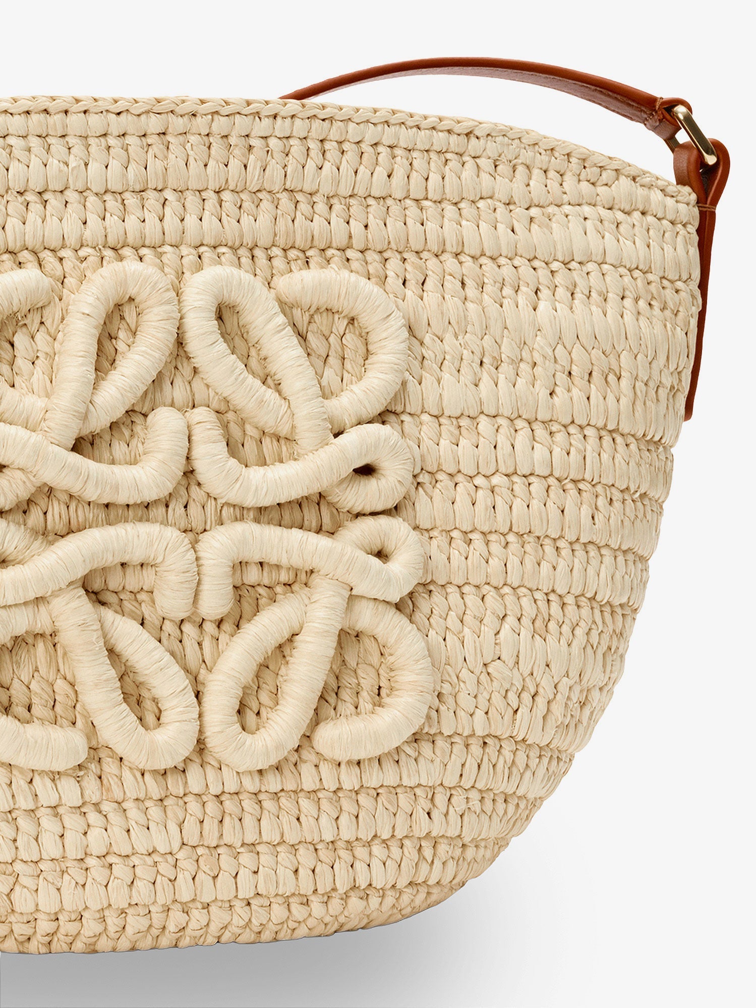 LOEWE Loewe Women Paula's Ibiza -Eclipse Raffia And Leather Crossbody Bag