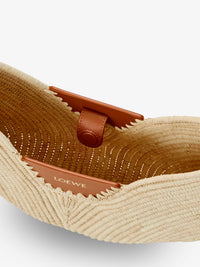 LOEWE Loewe Women Paula's Ibiza-Swing Leather And Raffia Shoulder Bag