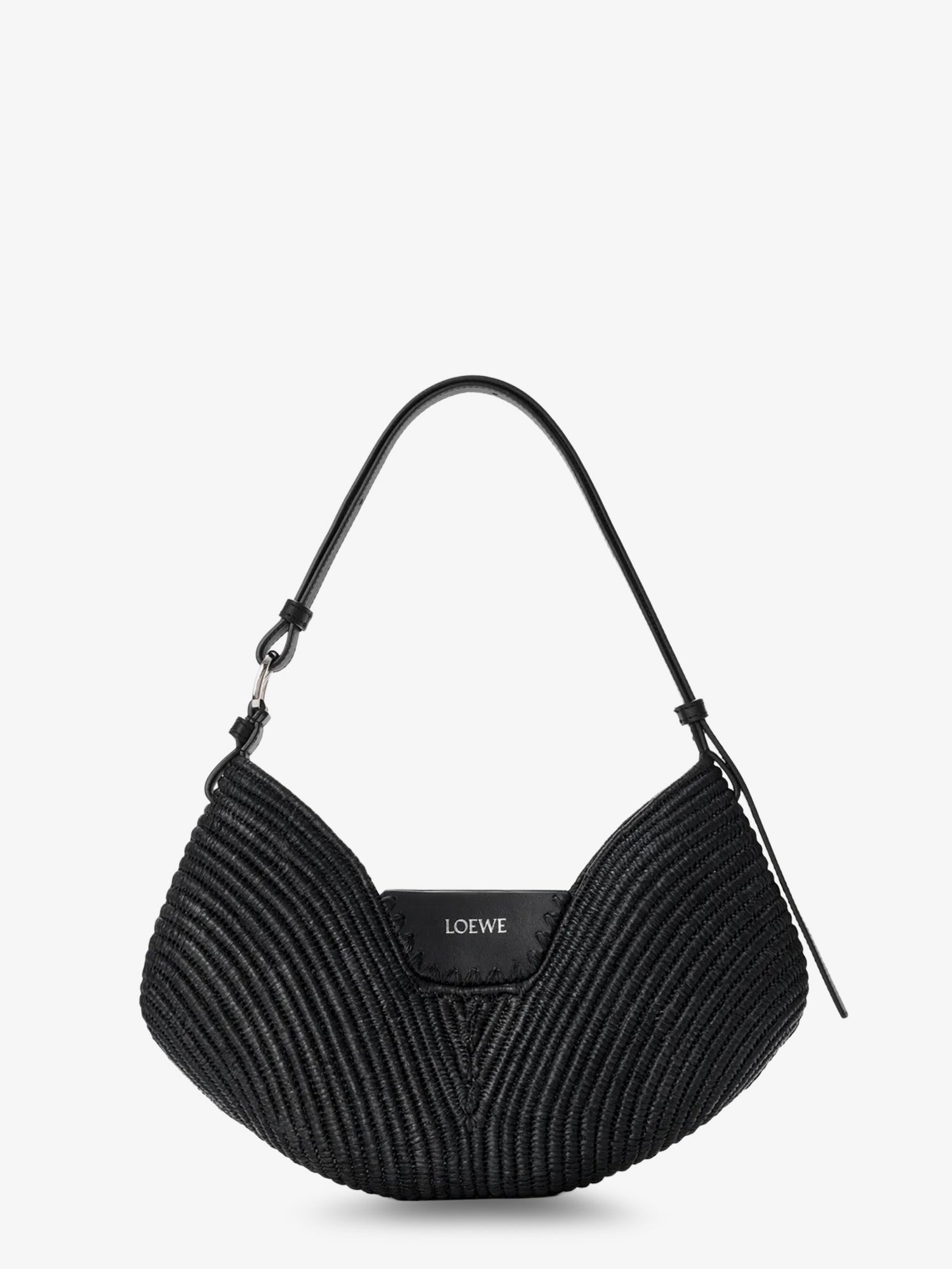 LOEWE Loewe Women Paula's Ibiza-Swing Raffia And Leather Shoulder Bag