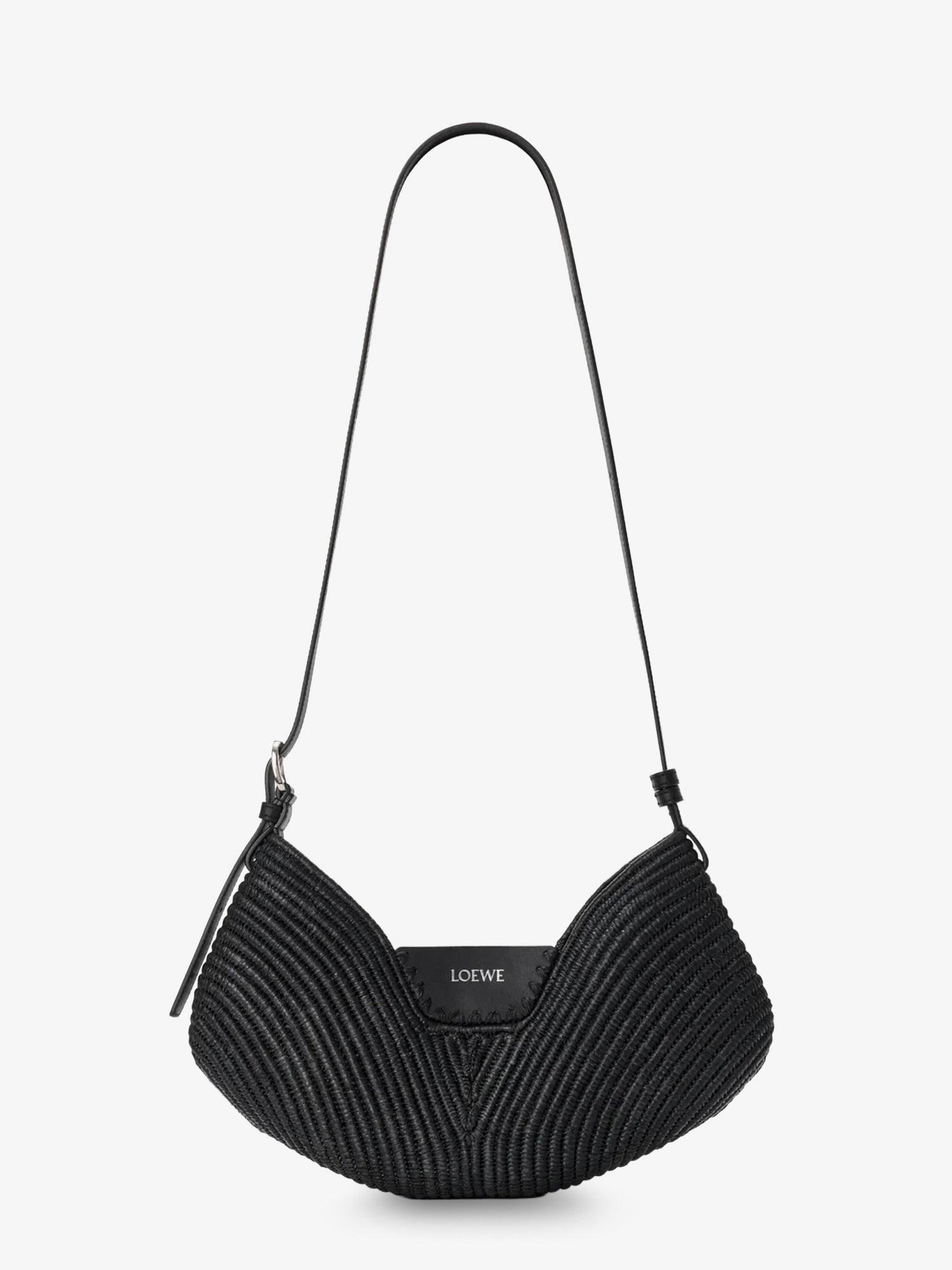 LOEWE Loewe Women Paula's Ibiza-Swing Raffia And Leather Shoulder Bag