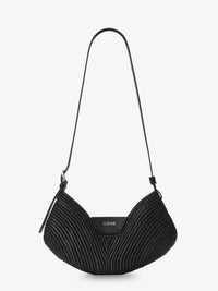 LOEWE Loewe Women Paula's Ibiza-Swing Raffia And Leather Shoulder Bag