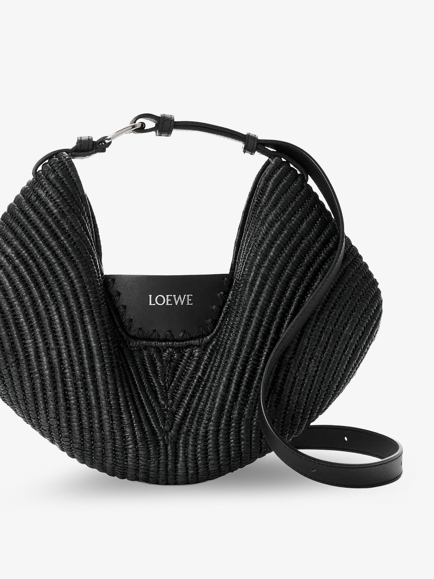 LOEWE Loewe Women Paula's Ibiza-Swing Raffia And Leather Shoulder Bag