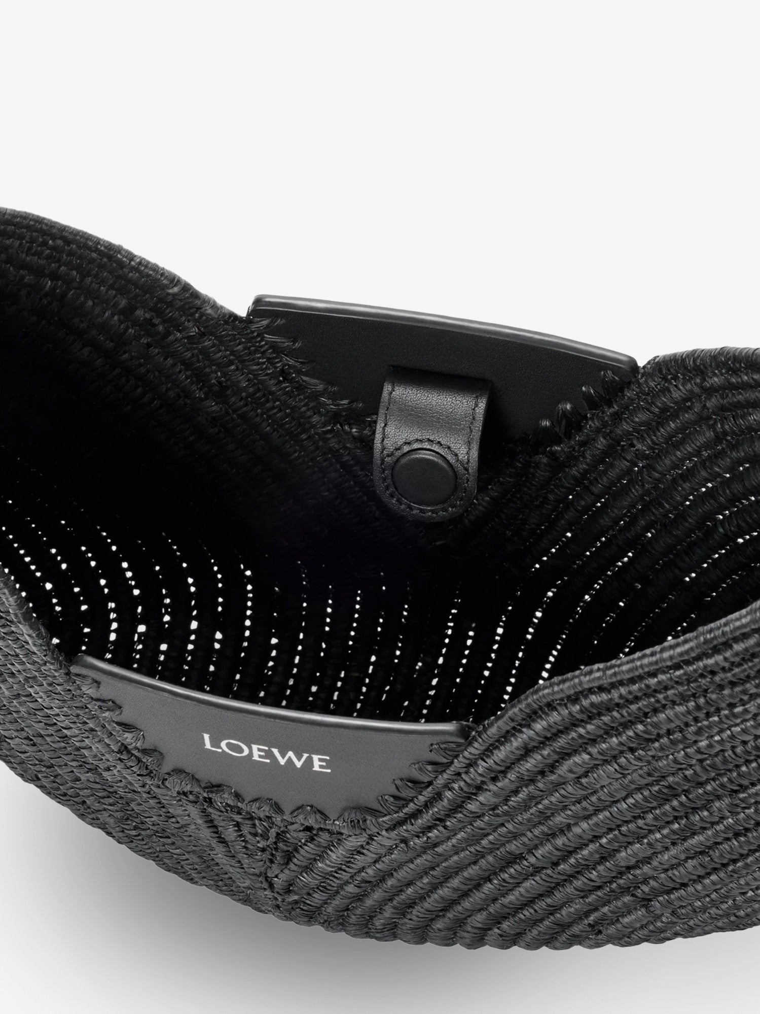LOEWE Loewe Women Paula's Ibiza-Swing Raffia And Leather Shoulder Bag