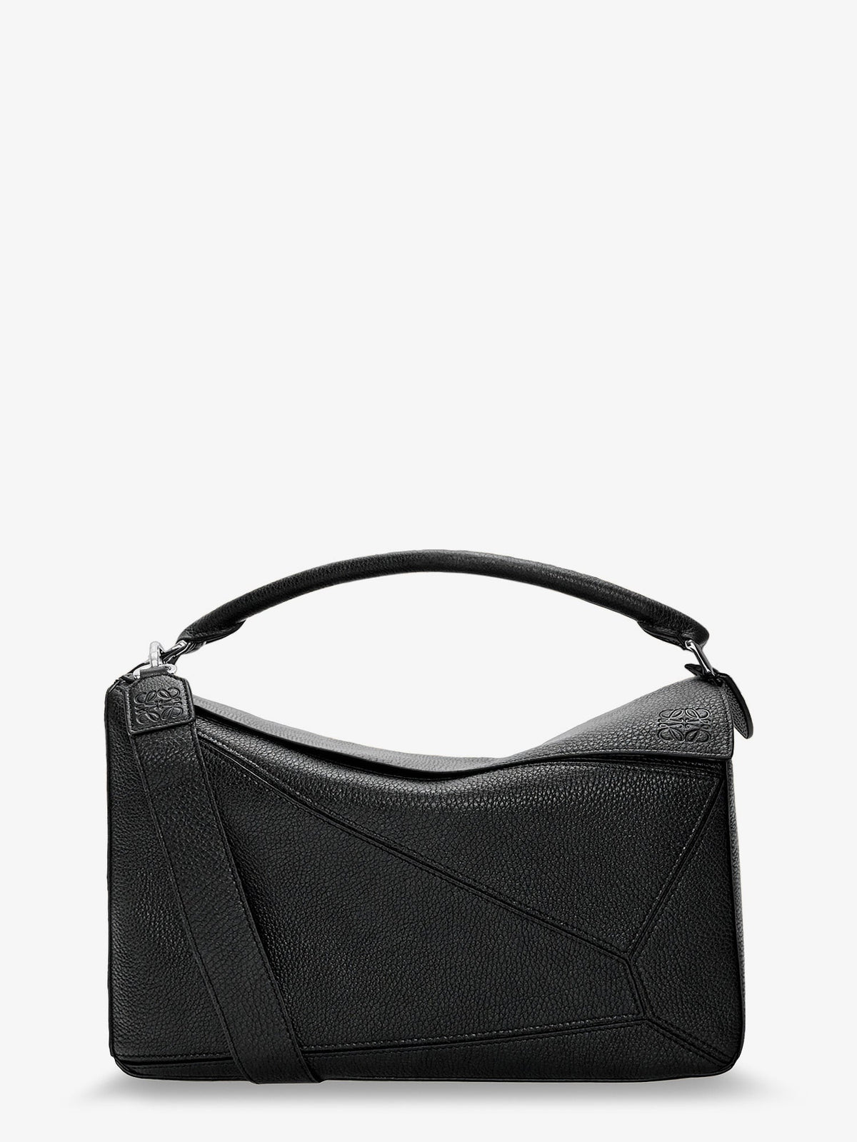 Loewe Men Puzzle Large Textured Leather Handbag