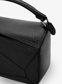 Loewe Men Puzzle Large Textured Leather Handbag