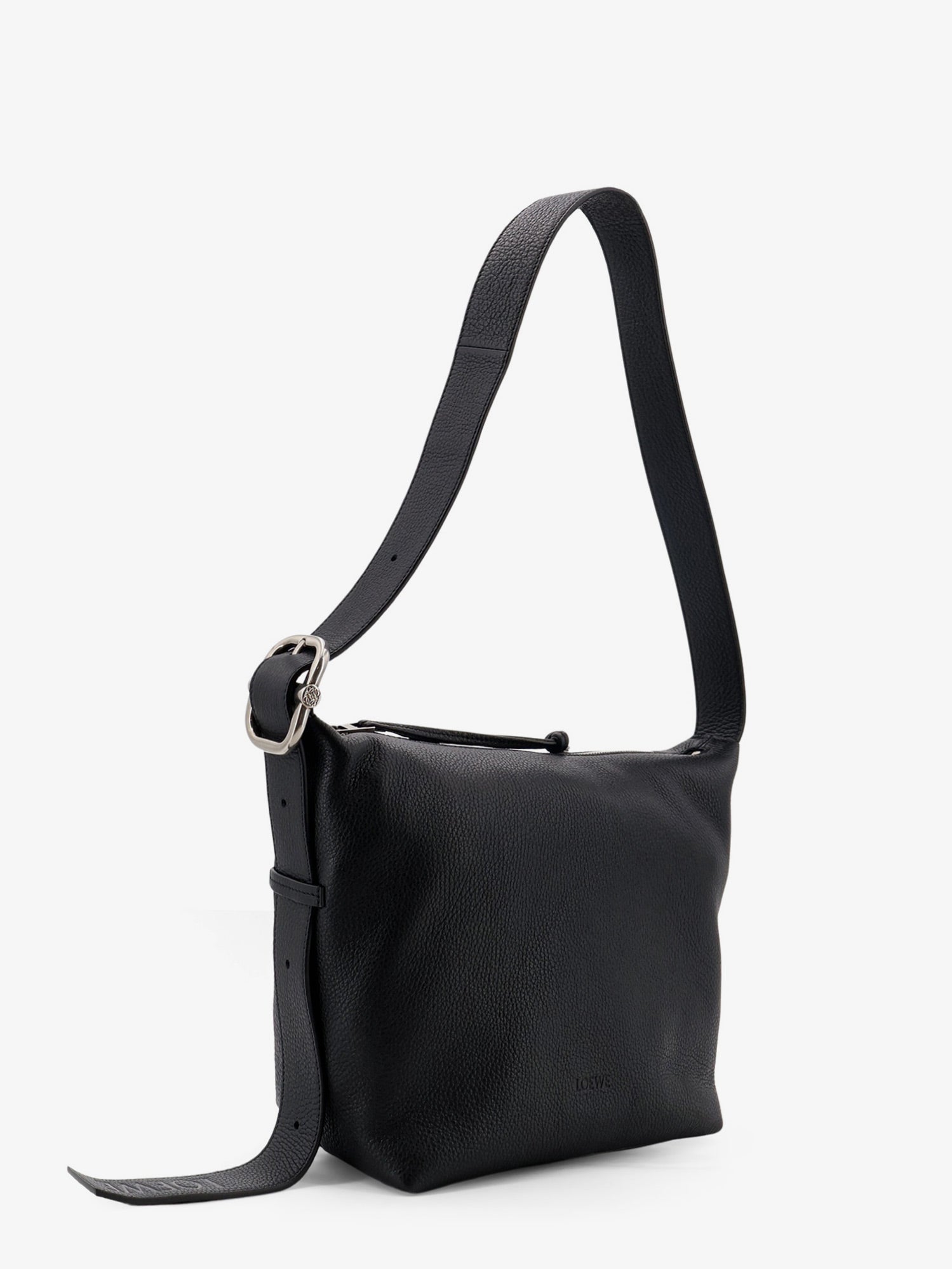 Loewe Men Loop Leather Crossbody Bag