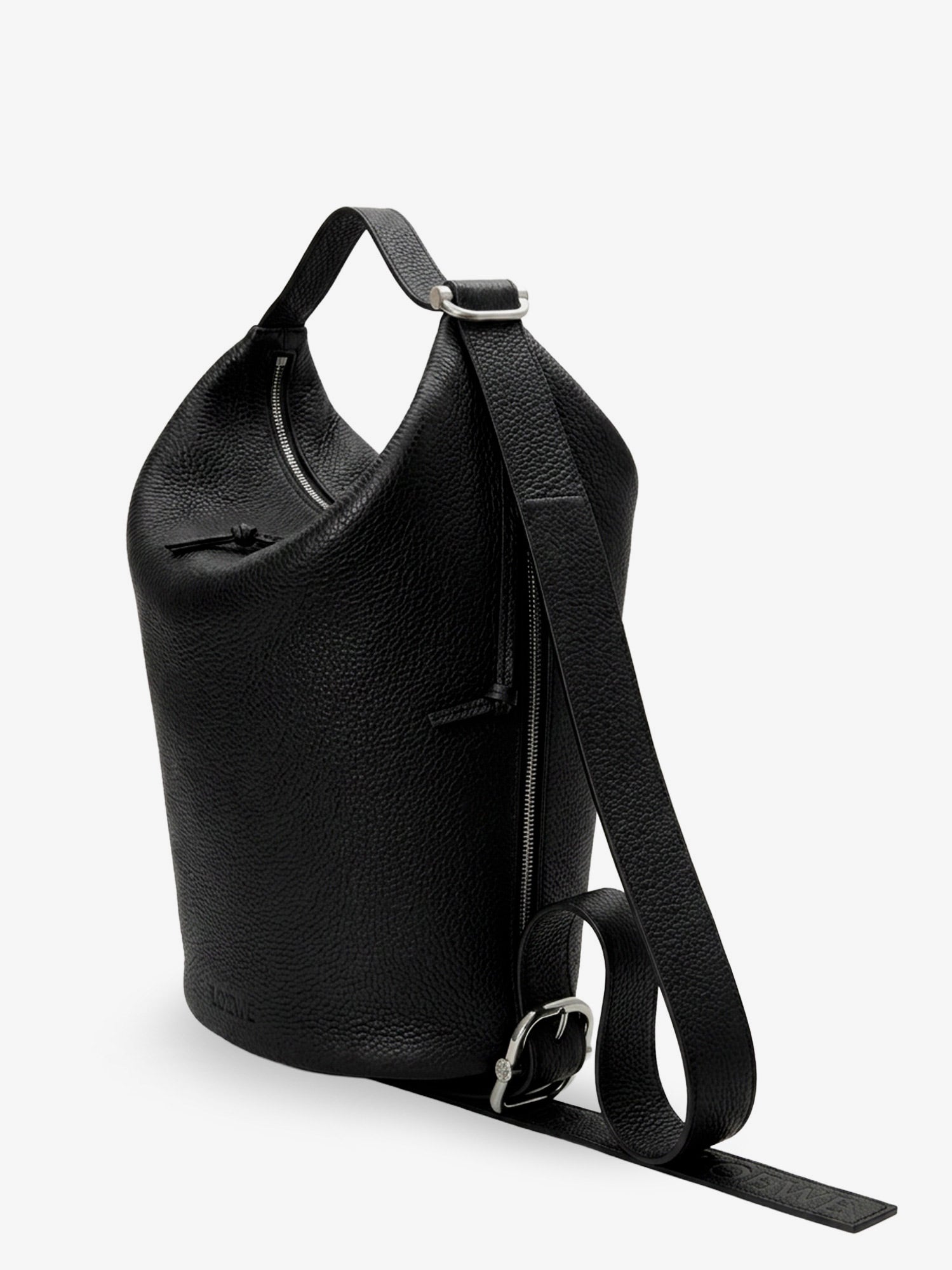 Loewe Men Loop Leather Crossbody Bag