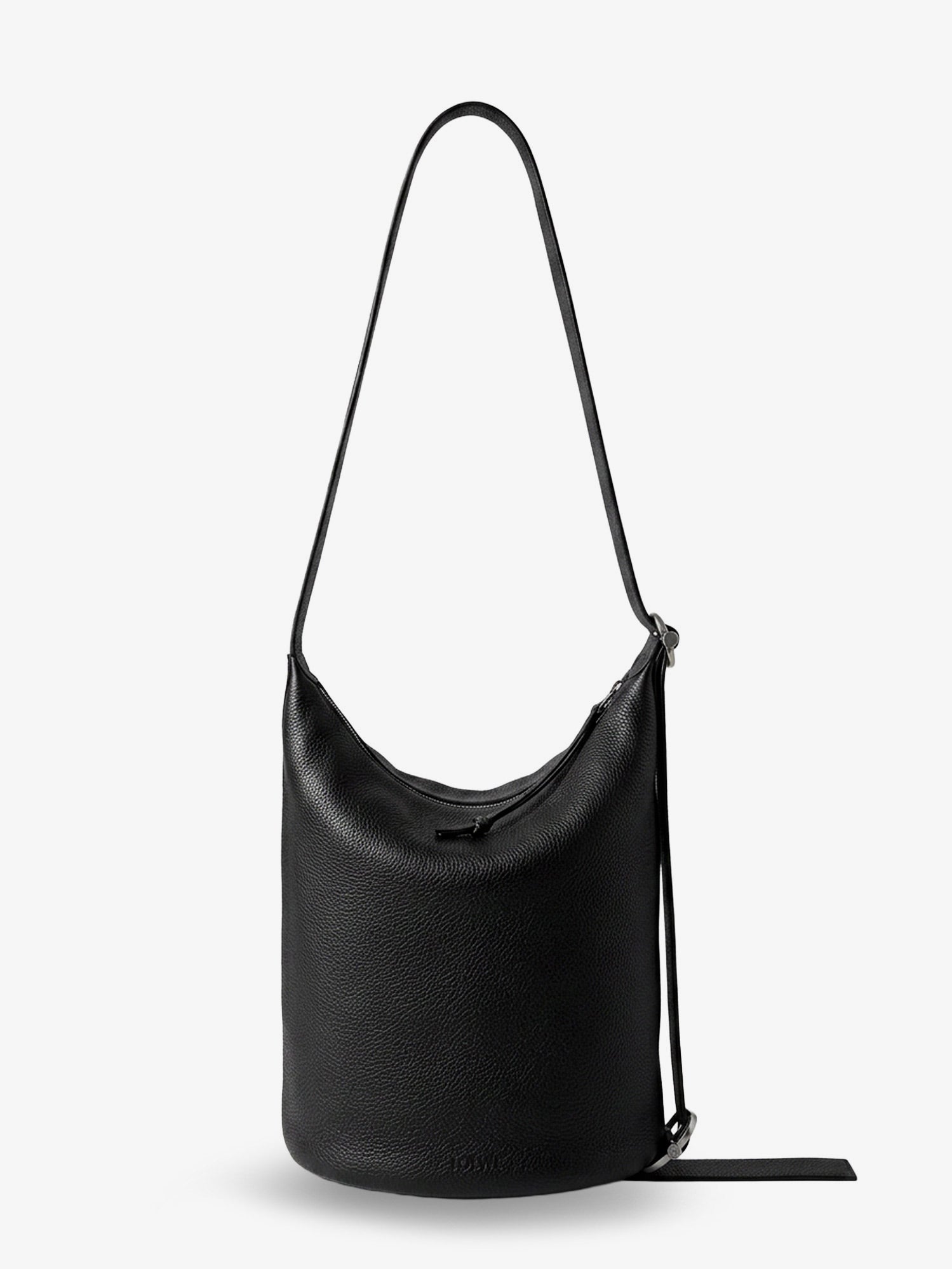 Loewe Men Loop Leather Crossbody Bag