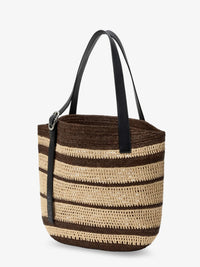 LOEWE Loewe Men Paula's Ibiza Two-Tone Raffia Loop Shopping Bag