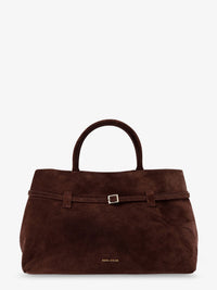 Manu Atelier Women Le Cambon 35 Suede Handbag